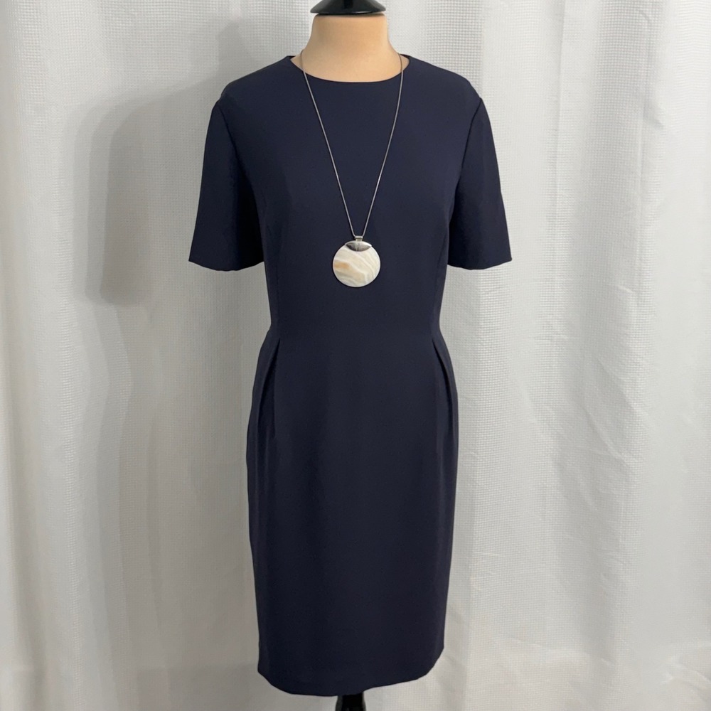 Worthington Women's Short Sleeve Fully Lined Sheath Career Dress